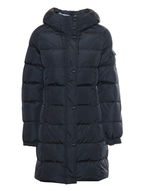 LADY LONG HUNTER Lange Daunenjacke Dunkelblau - Daunenjacken f&uuml;r Damen