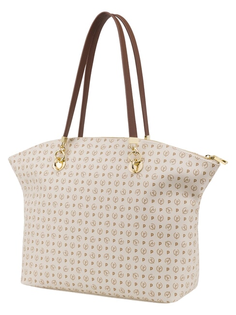 HERITAGE Schultertasche mit Schl&uuml;sselring braunes Elfenbein - Damentaschen