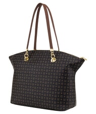 POLLINI HERITAGE Schultertasche mit Schl&uuml;sselring schwarzbraun - Damentaschen - 3