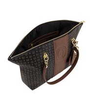 POLLINI HERITAGE Schultertasche mit Schl&uuml;sselring schwarzbraun - Damentaschen - 4