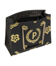 POLLINI HERITAGE Einkaufstasche mit Allover-Print schwarzes Gold - Damentaschen - 4
