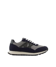 ARMANI EXCHANGE DROP MICROSUEDE Sneaker mit kontrastierendem Logo Falke + Lakritze - Herrenschuhe - 2