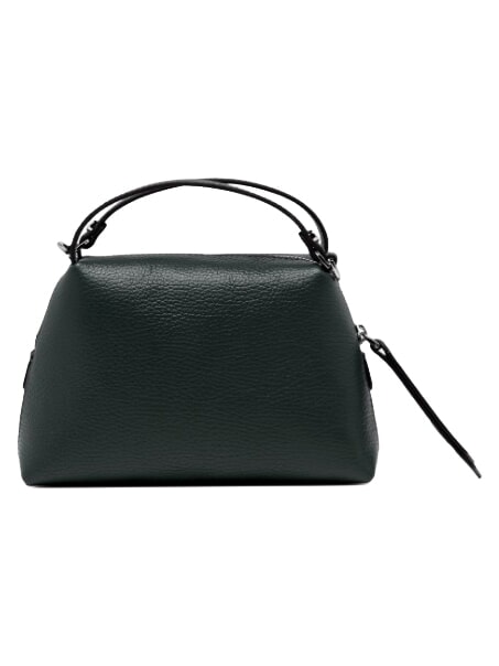 ALIFA  Mini-Handtasche mit Schultergurt Samtgr&uuml;n - Damentaschen