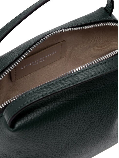 ALIFA  Mini-Handtasche mit Schultergurt Samtgr&uuml;n - Damentaschen