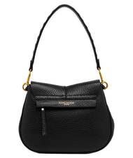 GIANNI CHIARINI HELENA ROUND Schultertasche aus Leder mit Schulterriemen Schwarz - Damentaschen - 3