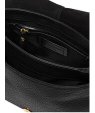 GIANNI CHIARINI HELENA ROUND Schultertasche aus Leder mit Schulterriemen Schwarz - Damentaschen - 5