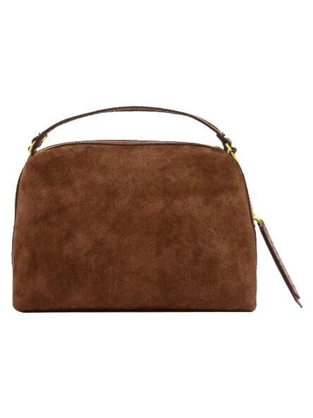 ALIFA Handtasche mit Schulterriemen aus Leder Cognac - Damentaschen