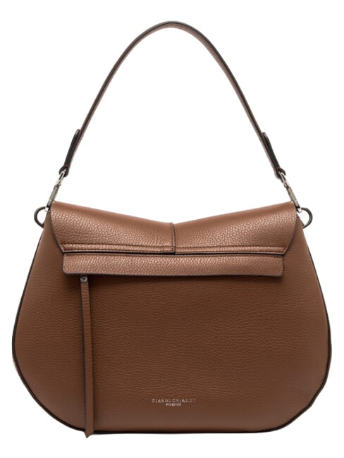 HELENA ROUND Schultertasche mit Schulterriemen, aus Leder Waln&uuml;sse - Damentaschen