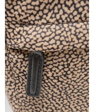 BORBONESE B-CLUB Mini-Schultertasche OP / NATUR / SCHWARZ - Damentaschen - 3