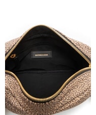 BORBONESE B-CLUB Mini-Schultertasche OP / NATUR / SCHWARZ - Damentaschen - 5