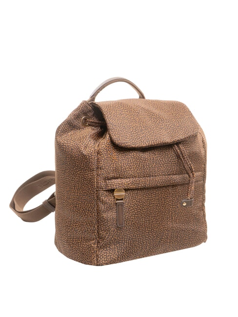B-CLUB Rucksack mit Vordertasche Kastanie - Damentaschen