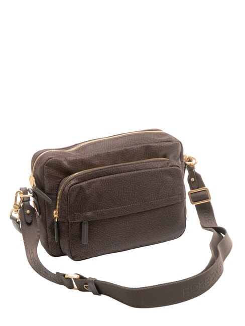 B-CLUB Schultertasche mit Schultergurt Schokolade - Damentaschen