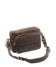 BORBONESE B-CLUB Schultertasche mit Schultergurt Schokolade - Damentaschen - 2
