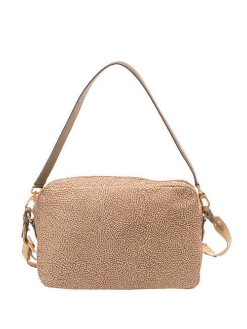 B-CLUB Schultertasche mit Schultergurt beiger Meer - Damentaschen