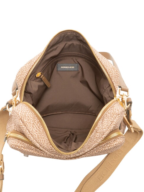 B-CLUB Schultertasche mit Schultergurt beiger Meer - Damentaschen