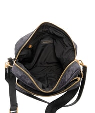 BORBONESE B-CLUB Schultertasche mit Schultergurt dunkles Schwarz - Damentaschen - 5