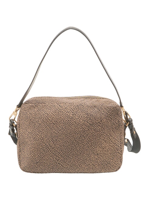 B-CLUB Schultertasche mit Schultergurt OP / NATUR / SCHWARZ - Damentaschen