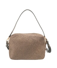 BORBONESE B-CLUB Schultertasche mit Schultergurt OP / NATUR / SCHWARZ - Damentaschen - 4