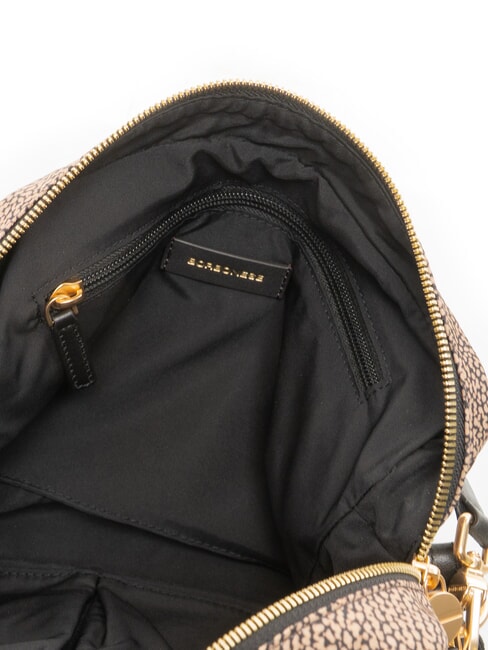 B-CLUB Schultertasche mit Schultergurt OP / NATUR / SCHWARZ - Damentaschen