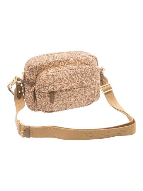 B-CLUB Schultertasche mit Schultergurt beiger Meer - Damentaschen