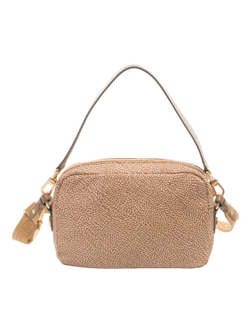 B-CLUB Schultertasche mit Schultergurt beiger Meer - Damentaschen