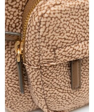 BORBONESE B-CLUB Schultertasche mit Schultergurt beiger Meer - Damentaschen - 4