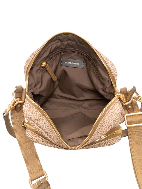 B-CLUB Schultertasche mit Schultergurt beiger Meer - Damentaschen