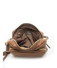 BORBONESE B-CLUB Schultertasche mit Schultergurt Kastanie - Damentaschen - 5