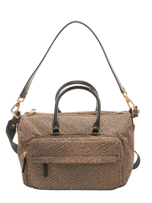 B-CLUB Handtasche mit Schulterriemen OP / NATUR / SCHWARZ - Damentaschen