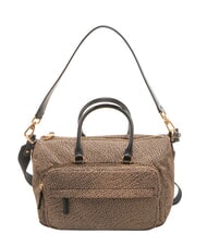BORBONESE B-CLUB Handtasche mit Schulterriemen OP / NATUR / SCHWARZ - Damentaschen - 2