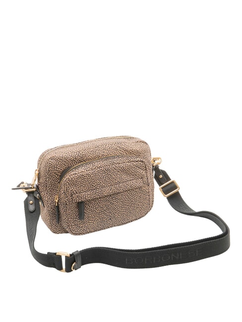 B-CLUB Schultertasche mit Schultergurt OP / NATUR / SCHWARZ - Damentaschen