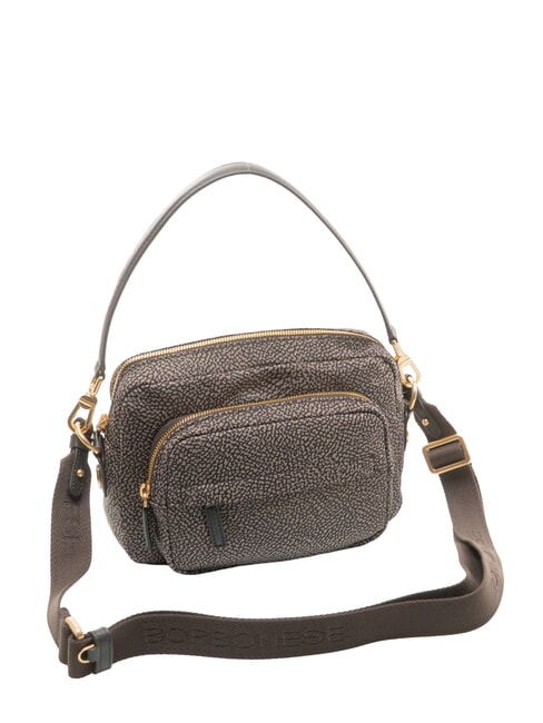 B-CLUB Schultertasche mit Schultergurt Teer - Damentaschen