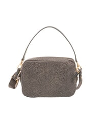 BORBONESE B-CLUB Schultertasche mit Schultergurt Teer - Damentaschen - 4