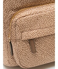 BORBONESE B-CLUB Rucksack mit Vordertasche beiger Meer - Damentaschen - 3