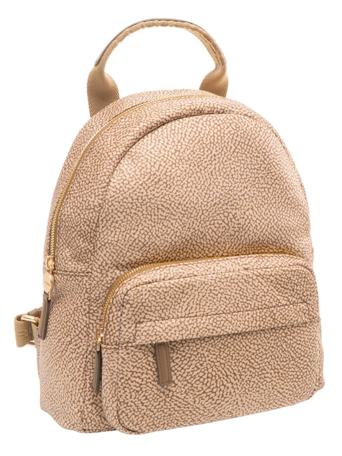 B-CLUB Rucksack mit Vordertasche beiger Meer - Damentaschen