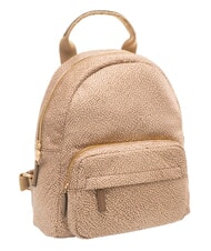BORBONESE B-CLUB Rucksack mit Vordertasche beiger Meer - Damentaschen - 4