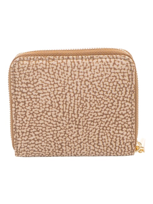 B-CLUB Kleine Geldb&ouml;rse mit Rei&szlig;verschluss Beige - Brieftaschen Damen