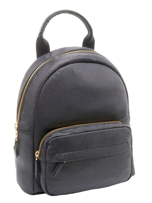 B-CLUB Rucksack mit Vordertasche dunkles Schwarz - Damentaschen