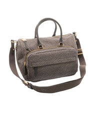 BORBONESE B-CLUB Handtasche mit Schulterriemen Teer - Damentaschen - 3