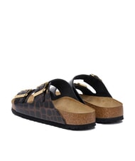 BIRKENSTOCK ARIZONA EMBOSS Ledersandalen Tier schwarz - Damenschuhe - 3