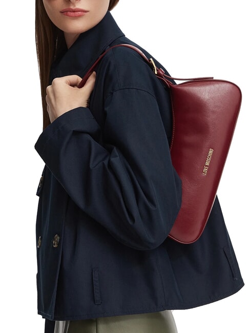 SMART DAILY Schultertasche mit Schultergurt Wein - Damentaschen