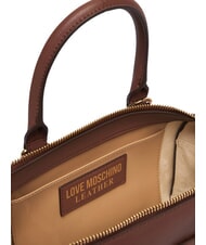 LOVE MOSCHINO CHARMY Handtasche mit Schulterriemen Kamel2 - Damentaschen - 5