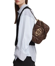 LOVE MOSCHINO EMBOSSED QUILTED Schultertasche mit Schultergurt - Damentaschen