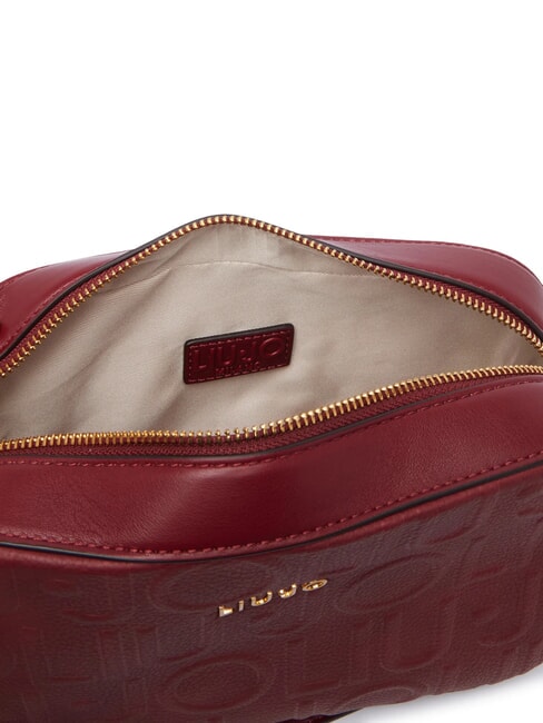 MANHATTAN Mini-Schultertasche tiefes Burgunderrot - Damentaschen