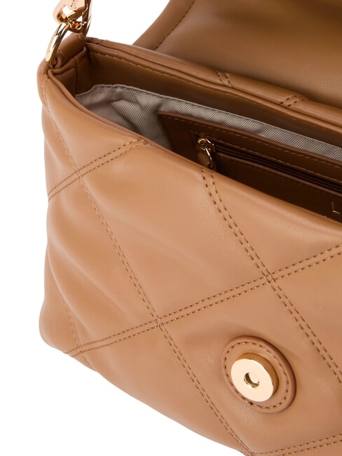 LAPUFFY Schultertasche mit Schultergurt Wildleder- - Damentaschen
