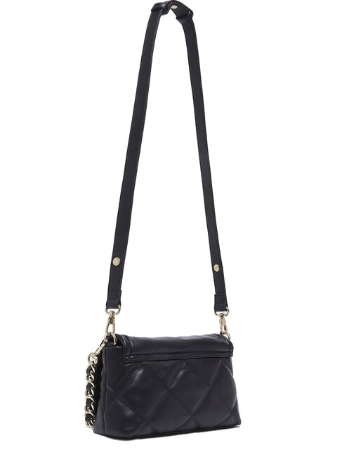 LAPUFFY Schultertasche mit Schultergurt SCHWARZ - Damentaschen