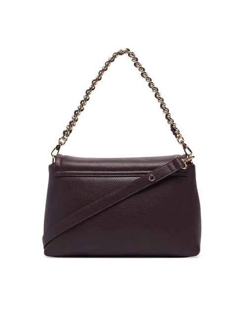 LAPUFFY Schultertasche / Umh&auml;ngetasche rote Aubergine - Damentaschen
