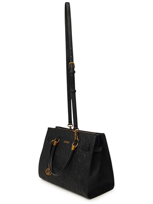 MANHATTAN Handtasche mit Schulterriemen SCHWARZ - Damentaschen