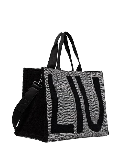 ANIMALIER Handtasche mit Schulterriemen SCHWARZ - Damentaschen