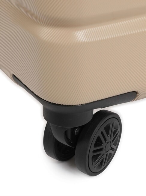 AIR ARMOUR Mittlerer Spinner Trolley, erweiterbar Elfenbein - Harte Trolleys